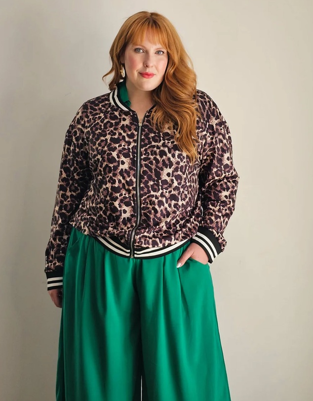 Hope & Harvest - Leopard Print Sukajan Bomber with Snake Patch // Limited Edition