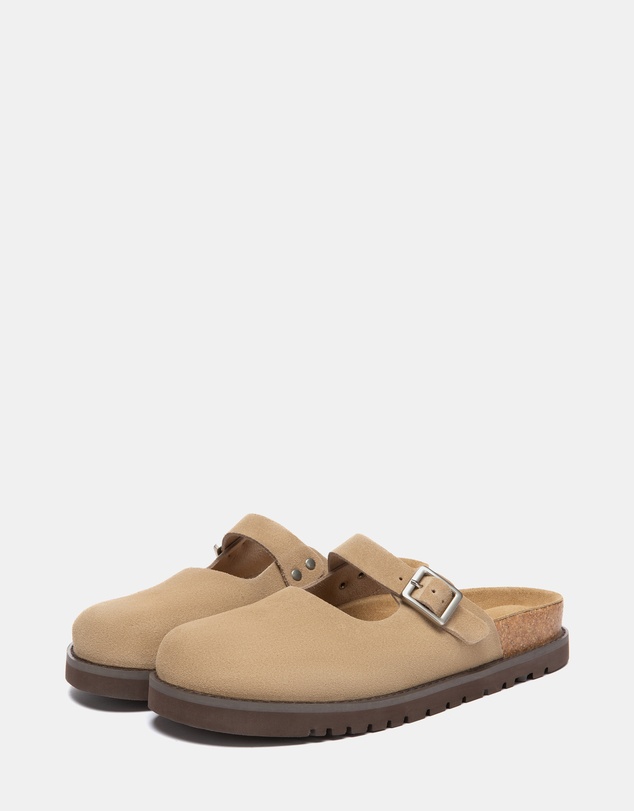 EVERAU - Australian Shepherd Ugg Brikon Cow Suede Upper Loafer Oxfords Flats
