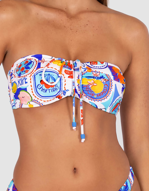 Baku Swimwear - Cinque Terre Moulded Bandeau Bikini Bra Top