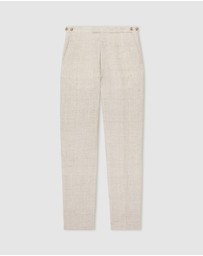 REISS - Bloomfield Linen Trousers