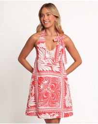 Petal & Pup - Nicoletta Mini Dress - Red