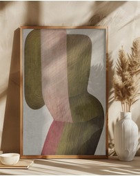 Olive et Oriel - Metal Brushs No2 by Alma Art Print
