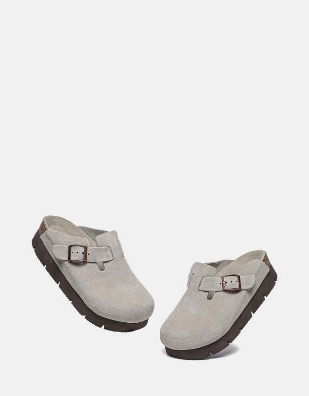 EVERAU - EverAU Ugg Brooklyn Platform Cow Suede Upper Clogs