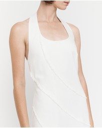 FRIEND of AUDREY - The Raw Edge Halter Dress