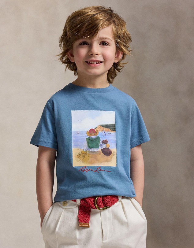 Polo Ralph Lauren - Polo Bear Cotton Jersey Tee - Kids