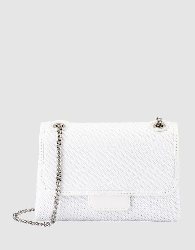 Olga Berg - Alexa Woven Shoulder Bag
