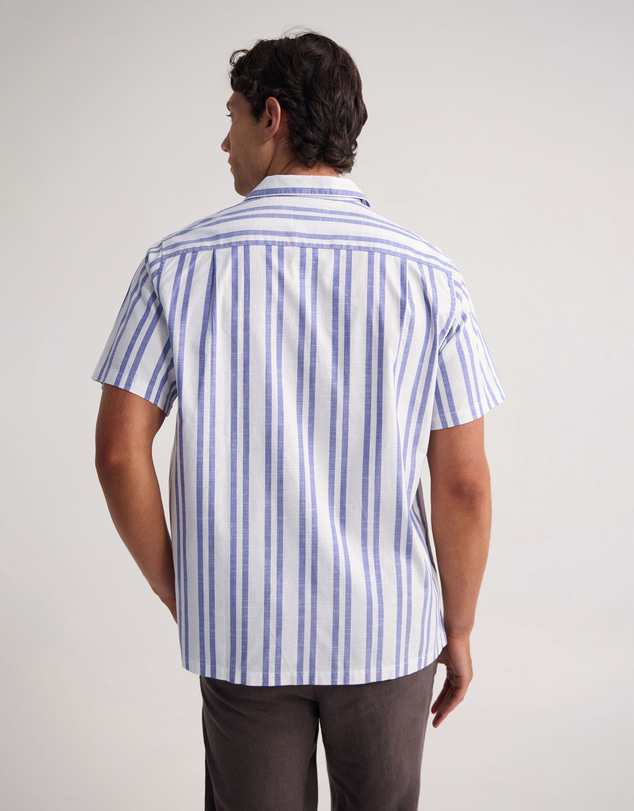 Oxford - Griffin Striped Short Sleeve Shirt