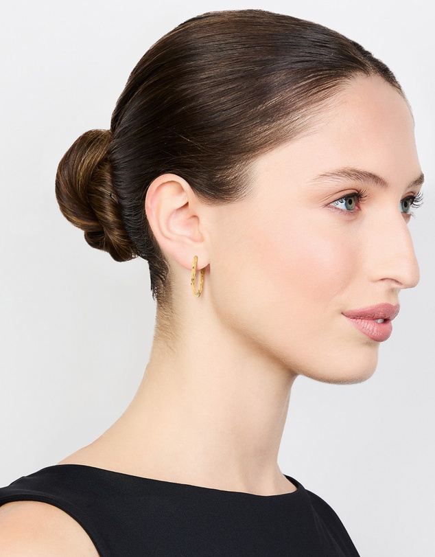 Lovisa - Waterproof Gold Plated Stainless Steel Twisted Hoop Earrings