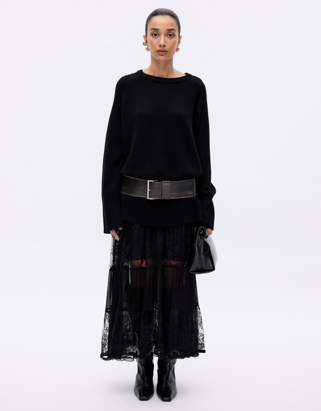 Minima Esenciales - Emi Oversized Wool Cashmere Blend Knit