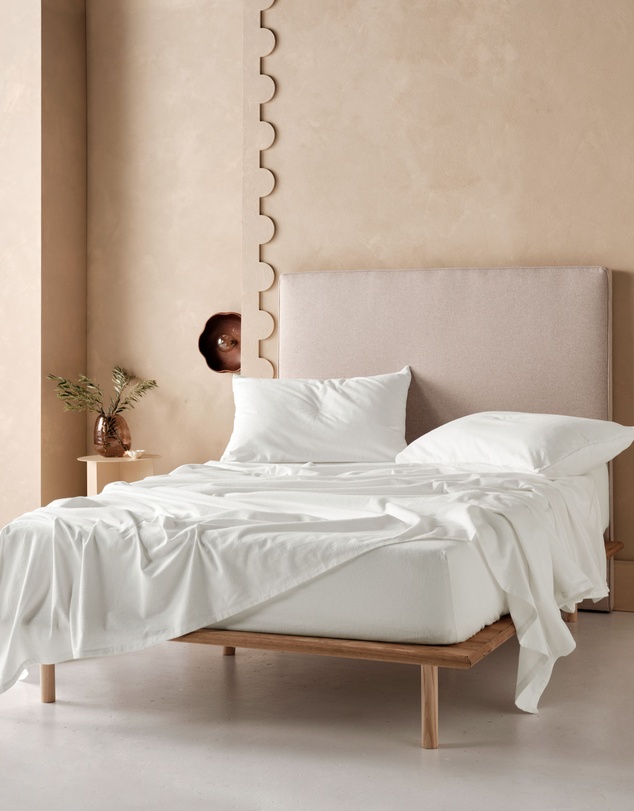 Linen House - Flannelette Plain-Dyed Sheet Set