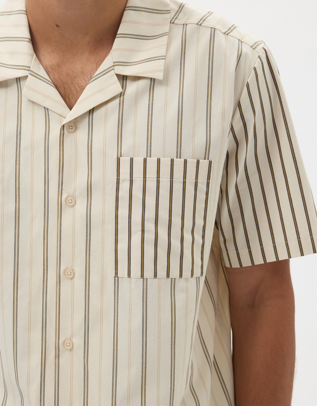 AERE - Two Stripe Cotton Shirt