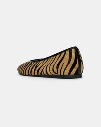 ARKET - Pony Hair-Effect Ballerinas