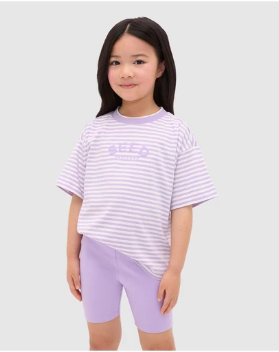 Seed Heritage - Core Stripe Logo Tee