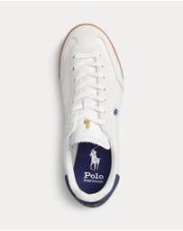 Polo Ralph Lauren - Leather-Suede Low-Top Sneakers - Women's