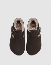 EVERAU - EverAU Ugg Hazora Cow Suede Upper Loafer Oxfords Flats