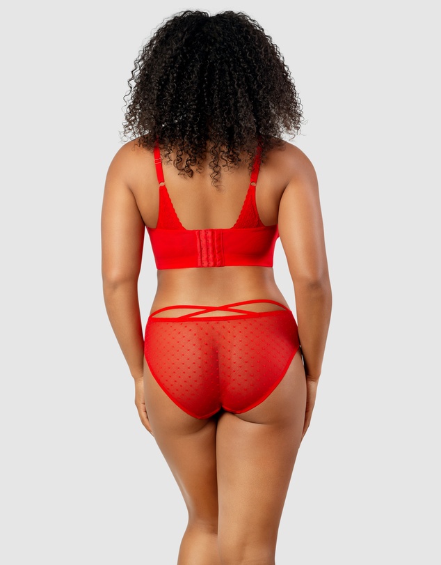 Parfait - Mia Sheer Mesh & Lace Hipster Brief