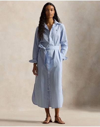 Medium Blue & White