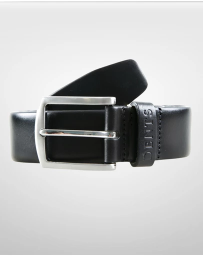 DENTS - Heritage Full Grain Leather Belt with Satin Nickel Buckle