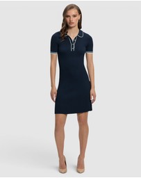GUESS - Thalia Polo Neck Short Sleeve Sweater Dress