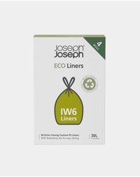 Joseph Joseph - IW6 30L Eco Recycled Plastic Bin Liners (80 Pack)