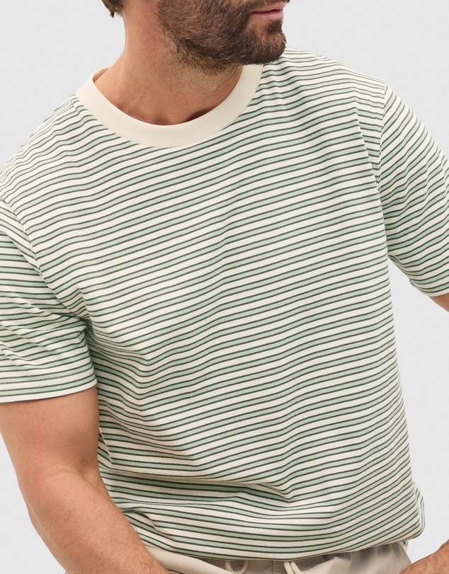 Seed Heritage - Stripe Crew Tee