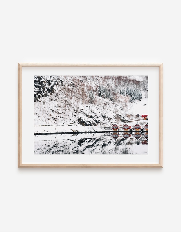 LEGGERA - Village by the Fjord Print