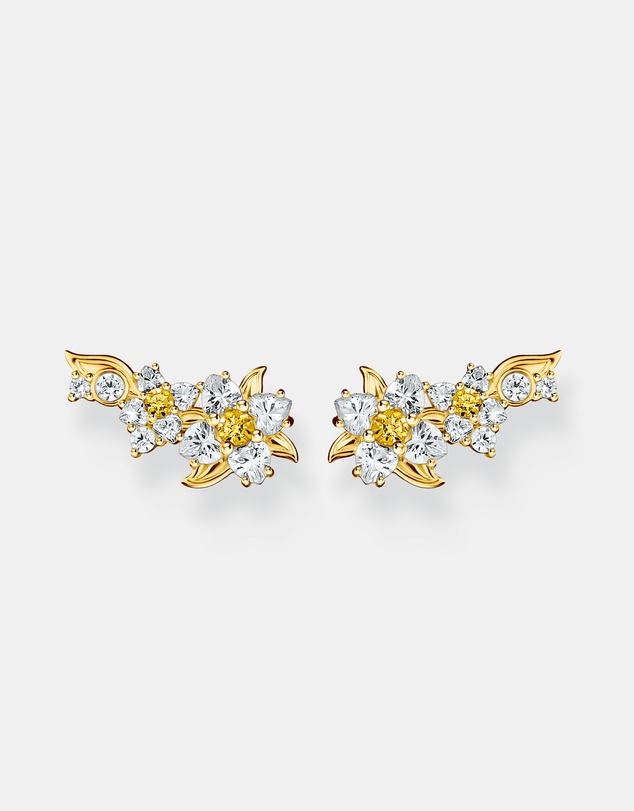 THOMAS SABO - THOMAS SABO Lovely Daisy Ear Climbers in Gold