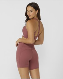 Lorna Jane - Amy No Chafe Phone Pocket 14cm Bike Shorts