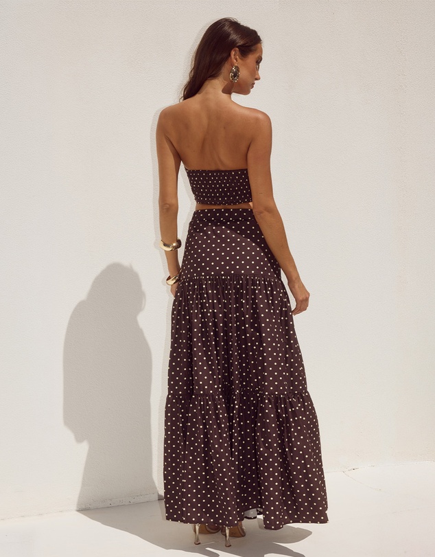 Runaway the Label - Ayla Tiered Maxi Skirt