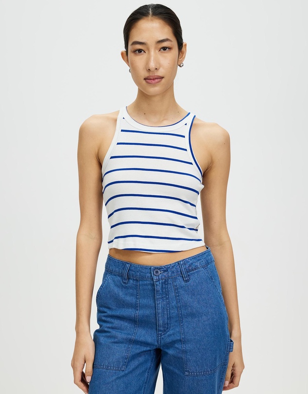 Brixton - Organic Rib High Neck Tank