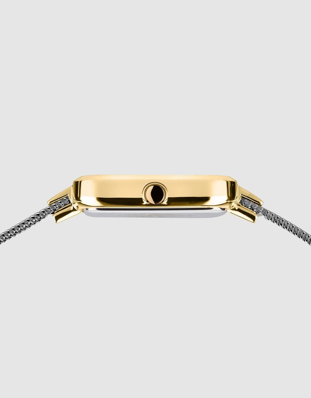 Bering - Petite Square 35mm Silver Watch