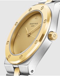 Rosefield - Rose Matte Duotone Gold Silver Bracelet Watch