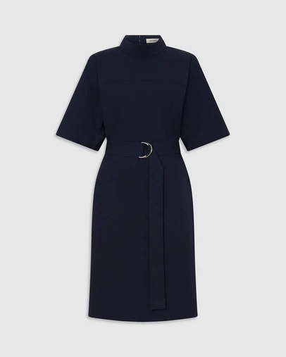 Oroton - Mock Neck Popover Dress
