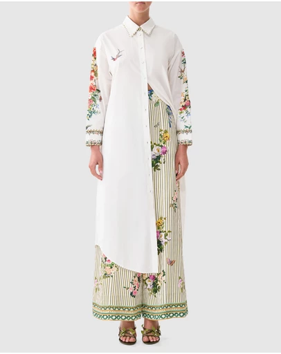 Camilla - Shirt Dress With Back Button Detail