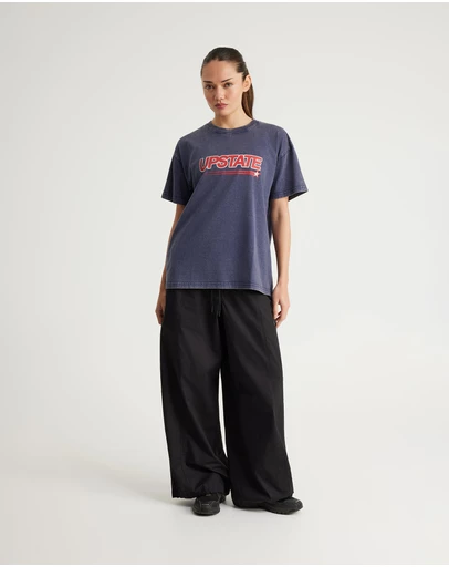 Upstate - Thrive T-Shirt - Midnight Navy/Snow Wash