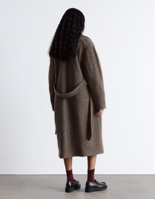 & Other Stories - Voluminous Belted Wool Coat