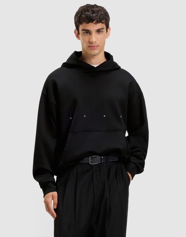 HUGO - HUGO X APOH Oversized-Fit Hoodie in Cotton Terry With Ballerina Artwork