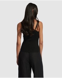 Decjuba - Gracie Lace Knit Tank