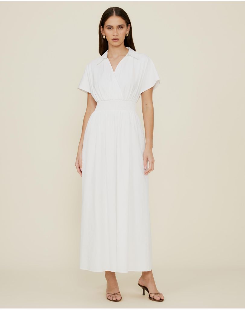 sachin and babi light blue dress Strapless Ruched Drop Waist Maxi Dress