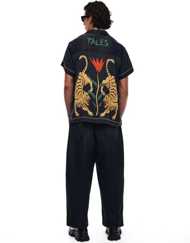 THE TALES - Crouching Tiger Silk Shirt