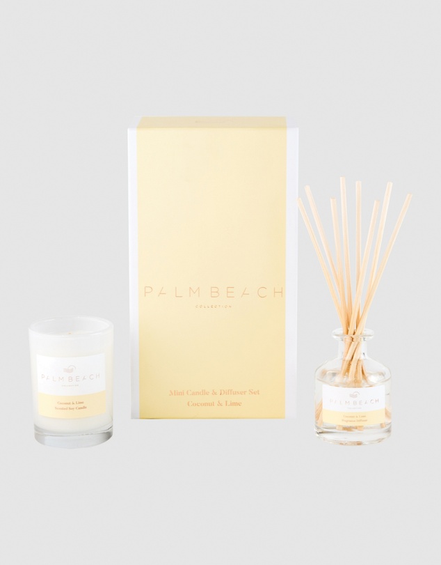 Palm Beach Collection - Coconut & Lime Mini Candle & Diffuser Gift Pack