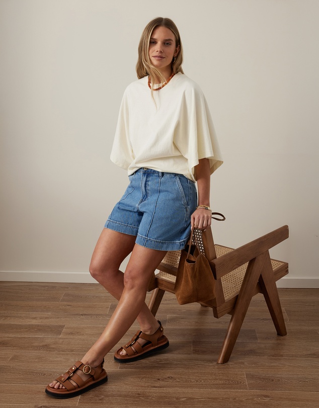 Ceres Life - Lucy Relaxed Sleeve Tee