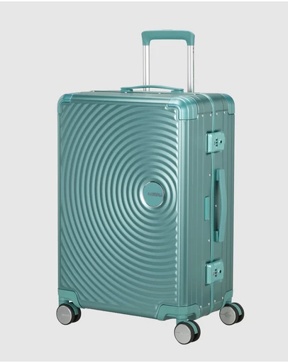 American Tourister - Soundbox Alu Check-In Medium 68cm Zipperless Suitcase