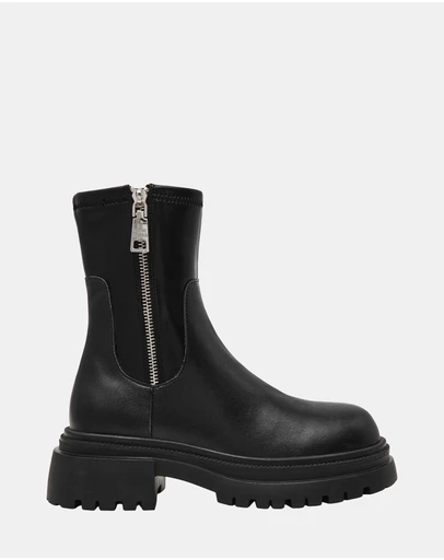 Steve Madden - Roadmap Black Boots