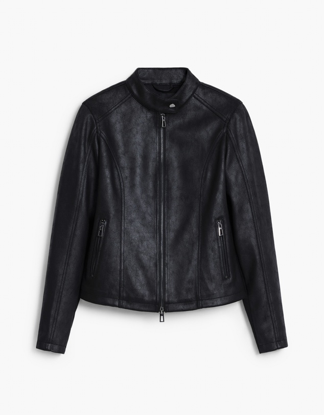 Desigual - Combined faux leather jacket