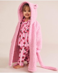 Huxbaby - Strawberry Fields Forever Stripe Flannel PJ - Babies-Kids