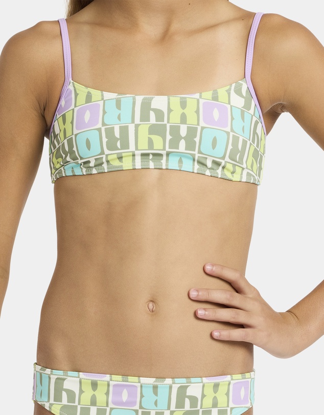Roxy - Girls 4 to 16 Letter Up Bralette Set Two Piece