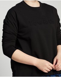 Love Your Wardrobe - Lyw & Co Embossed Sweat