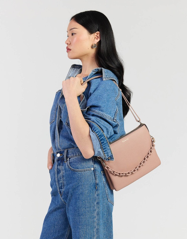 SABEN - Matilda Crossbody Rosewater + Tonal Chain