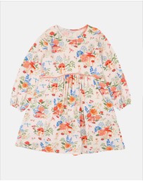 Fox & Finch - Wild Garden Print Organic Dress - Kids